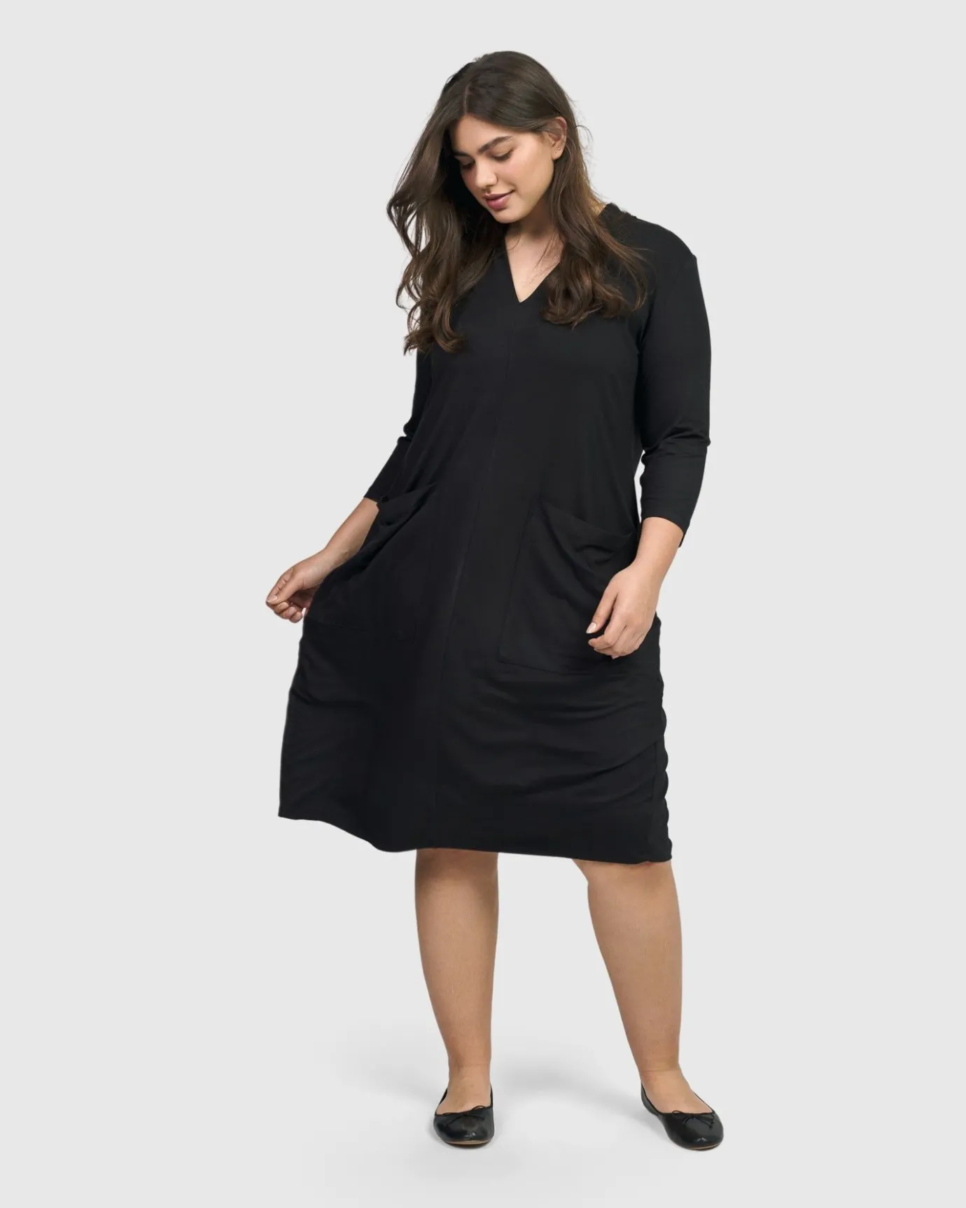 Women Alembika Dresses<Essential Cargo Dress, Black