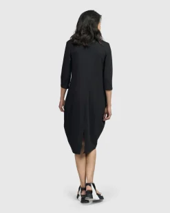 Women Alembika Dresses<Essential Cargo Dress, Black
