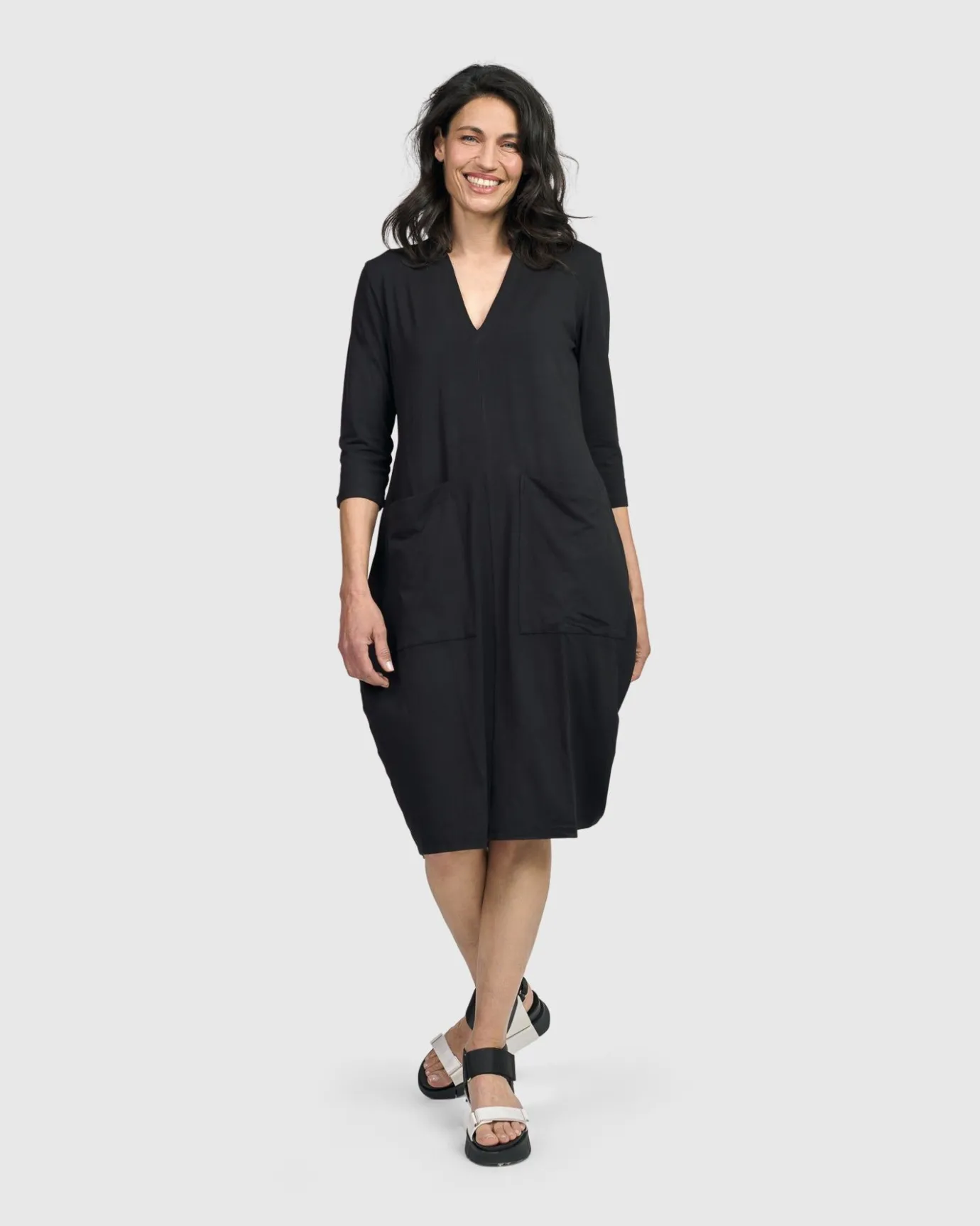 Women Alembika Dresses<Essential Cargo Dress, Black