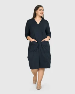 Women Alembika Dresses<Essential Cargo Dress, Ocean