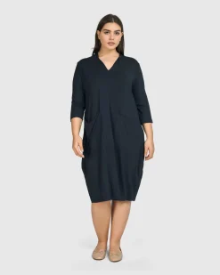 Women Alembika Dresses<Essential Cargo Dress, Ocean