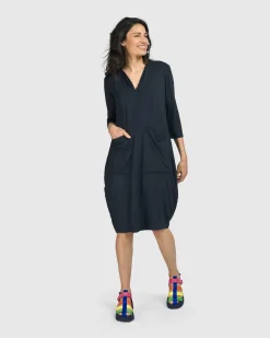 Women Alembika Plus<Essential Cargo Dress, Ocean