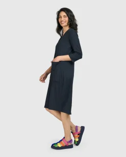 Women Alembika Plus<Essential Cargo Dress, Ocean