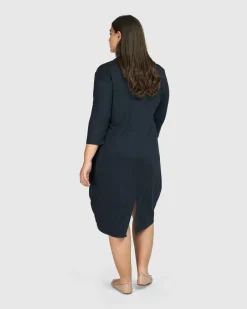 Women Alembika Plus<Essential Cargo Dress, Ocean