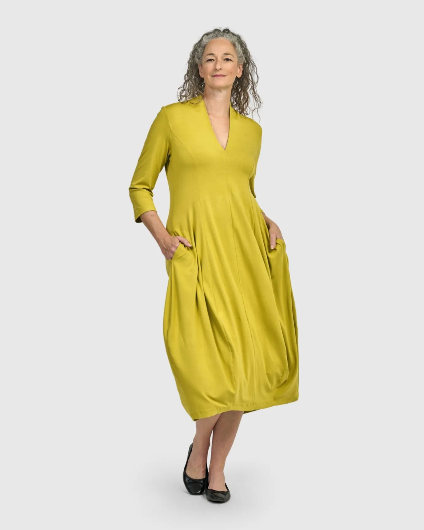 Women Alembika Dresses<Essential Cocoon Dress, Lime