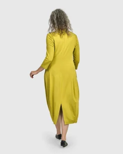 Women Alembika Dresses<Essential Cocoon Dress, Lime