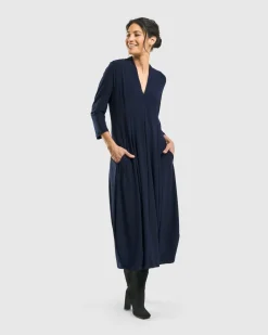 Women Alembika Dresses<Essential Cocoon Dress, Night