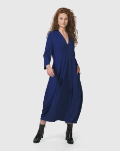 Women Alembika Dresses<Essential Cocoon Dress, Royal Blue