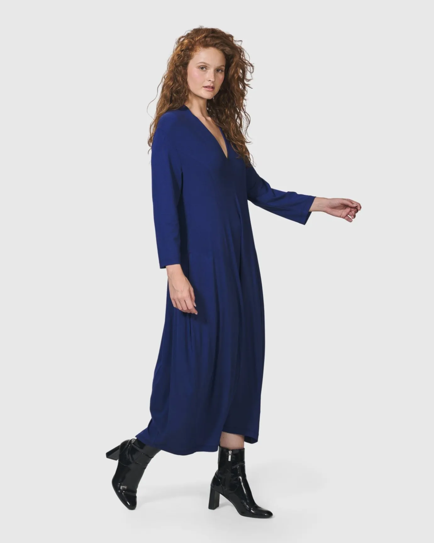Women Alembika Dresses<Essential Cocoon Dress, Royal Blue