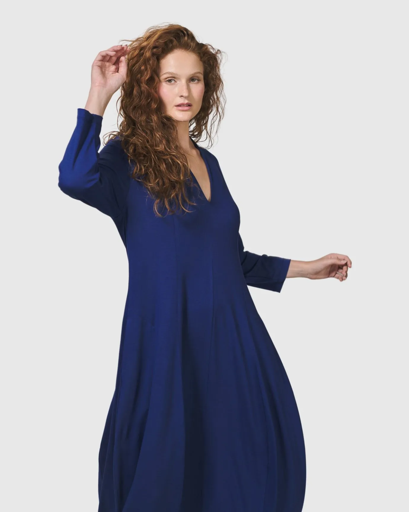 Women Alembika Dresses<Essential Cocoon Dress, Royal Blue