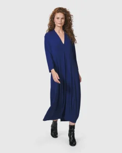 Women Alembika Dresses<Essential Cocoon Dress, Royal Blue