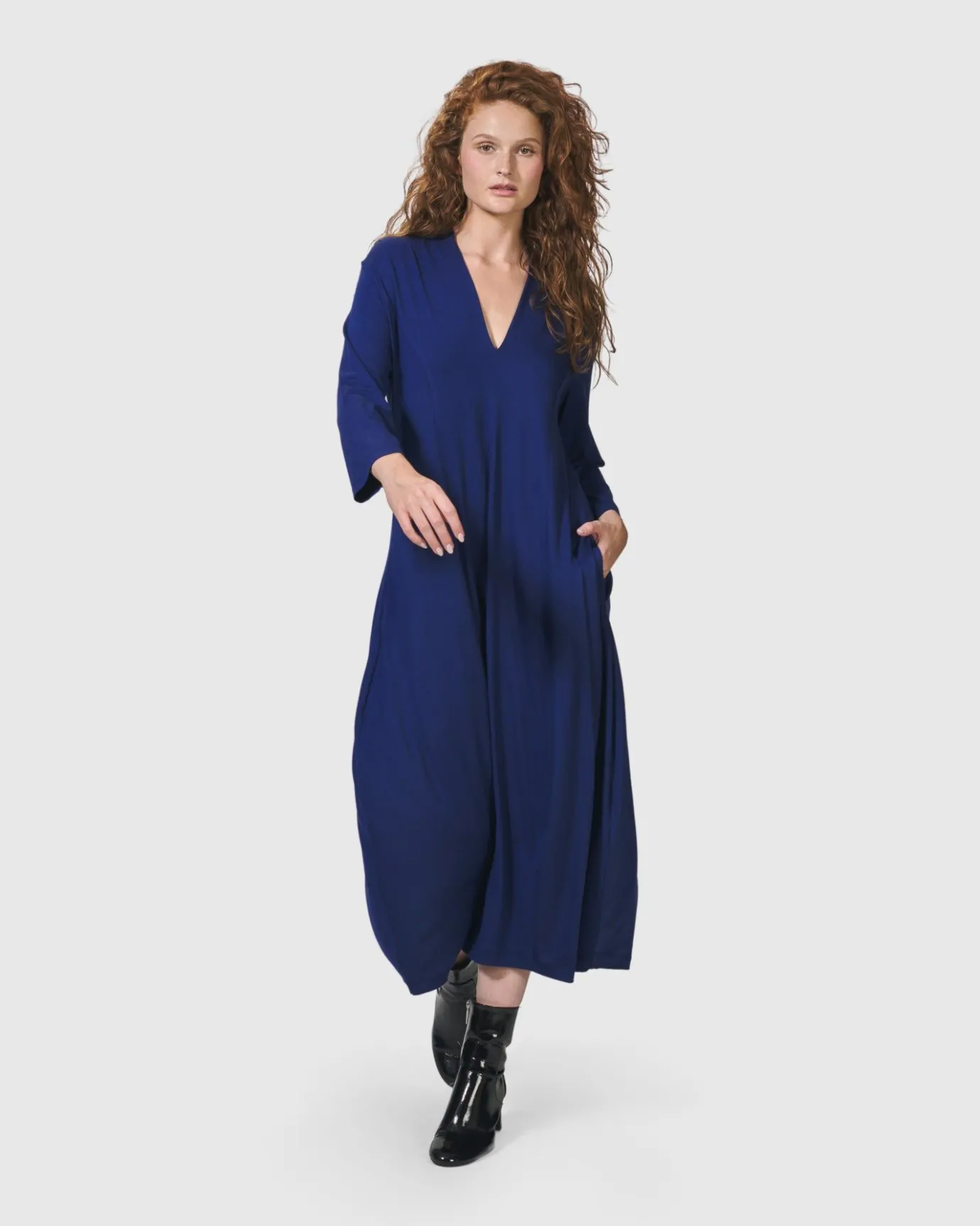 Women Alembika Dresses<Essential Cocoon Dress, Royal Blue