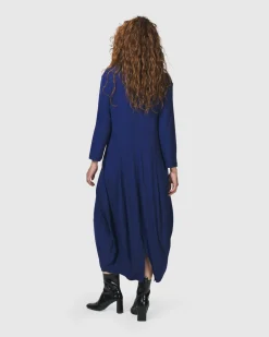 Women Alembika Dresses<Essential Cocoon Dress, Royal Blue