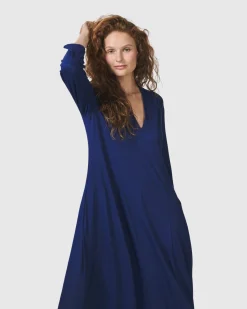 Women Alembika Dresses<Essential Cocoon Dress, Royal Blue
