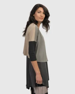 Women Alembika Plus<Essential Colorblock Cupro Cardigan, Multi