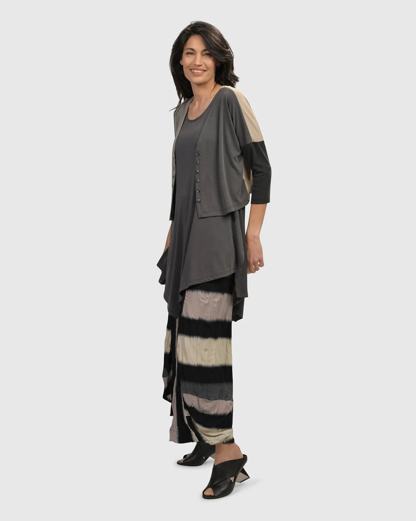 Women Alembika Plus<Essential Colorblock Cupro Cardigan, Multi