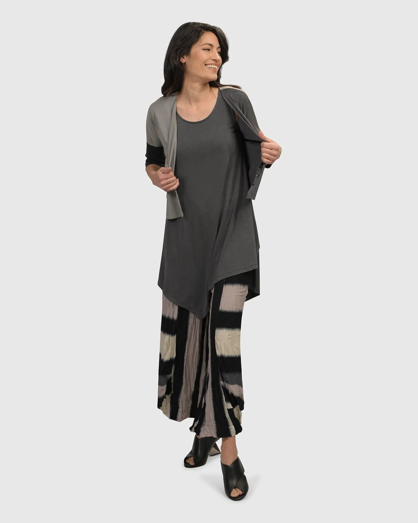 Women Alembika Plus<Essential Colorblock Cupro Cardigan, Multi