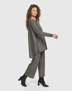 Women Alembika Plus<Essential Cropped Pants, Fog