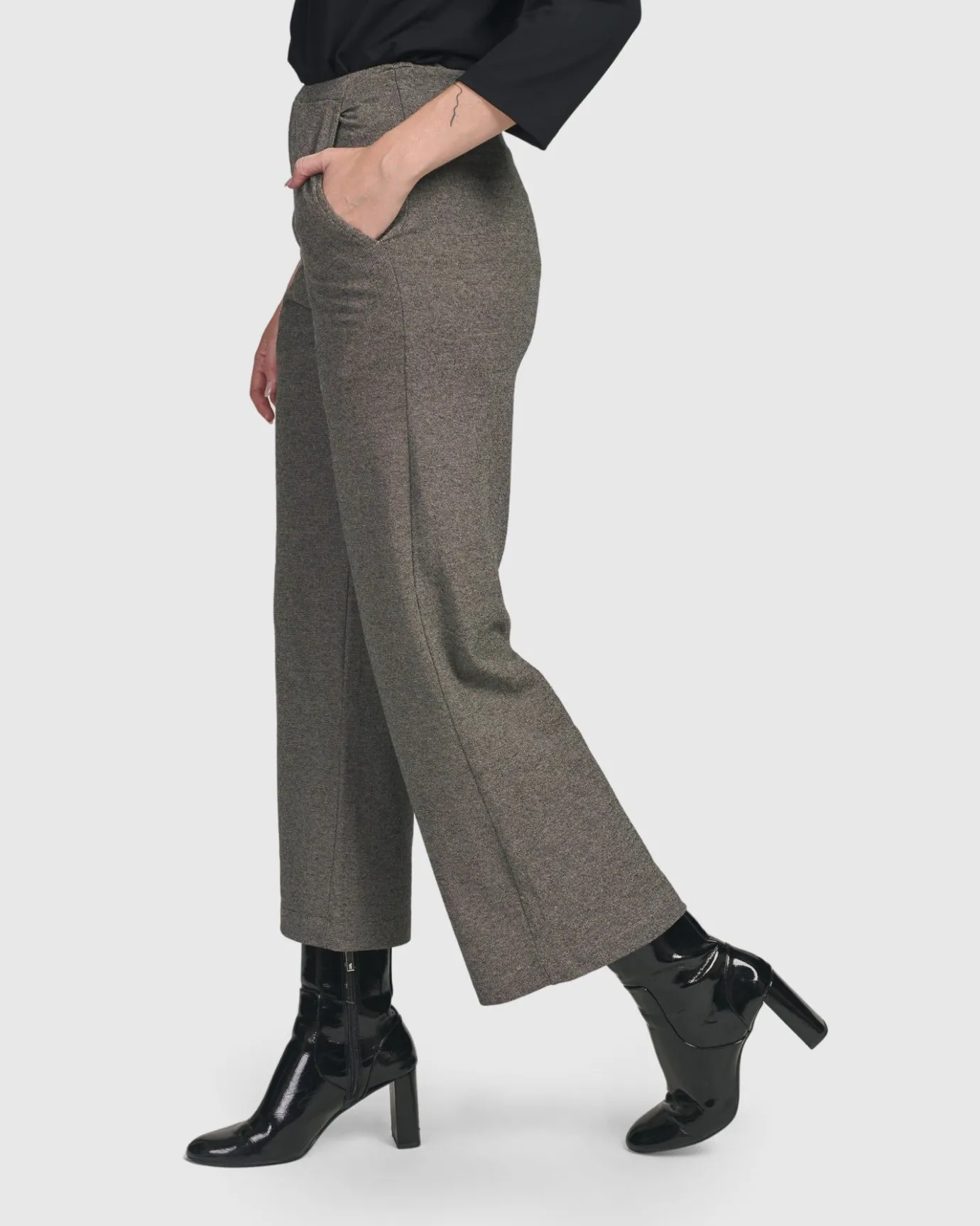 Women Alembika Pants & Skirts<Essential Cropped Pants, Fog