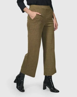 Women Alembika Plus<Essential Cropped Pants, Honey