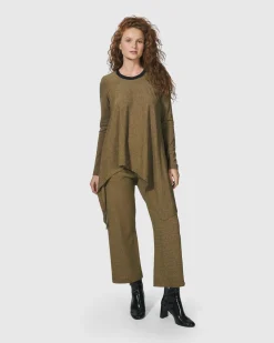 Women Alembika Plus<Essential Cropped Pants, Honey