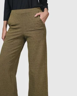 Women Alembika Pants & Skirts<Essential Cropped Pants, Honey