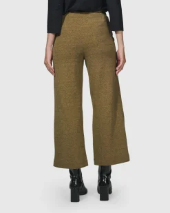 Women Alembika Pants & Skirts<Essential Cropped Pants, Honey