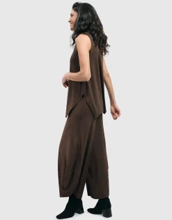 Women Alembika Plus<Essential Cutaway Tank Top, Coffee