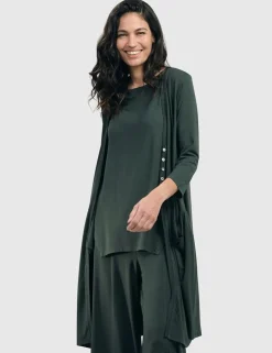 Women Alembika Jackets<Essential Draped Cocoon Jacket, Green