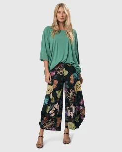 Women Alembika Tops & Tunics<Essential Favorite Cupro Blouson Top, Seafoam