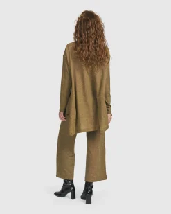 Women Alembika Tops & Tunics<Essential Flared Top, Honey
