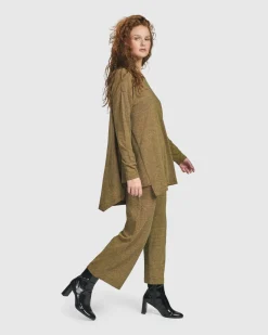 Women Alembika Tops & Tunics<Essential Flared Top, Honey