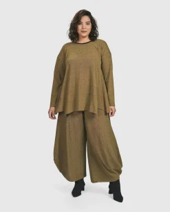 Women Alembika Tops & Tunics<Essential Flared Top, Honey