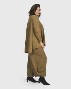 Women Alembika Tops & Tunics<Essential Flared Top, Honey