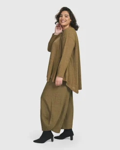 Women Alembika Tops & Tunics<Essential Flared Top, Honey