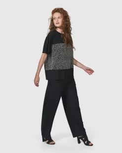 Women Alembika Pants & Skirts<Essential Flow Pants, Black