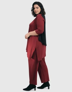 Women Alembika Pants & Skirts<Essential Flow Pants, Plum