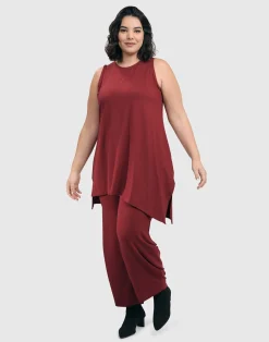 Women Alembika Pants & Skirts<Essential Flow Pants, Plum