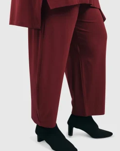 Women Alembika Pants & Skirts<Essential Flow Pants, Plum