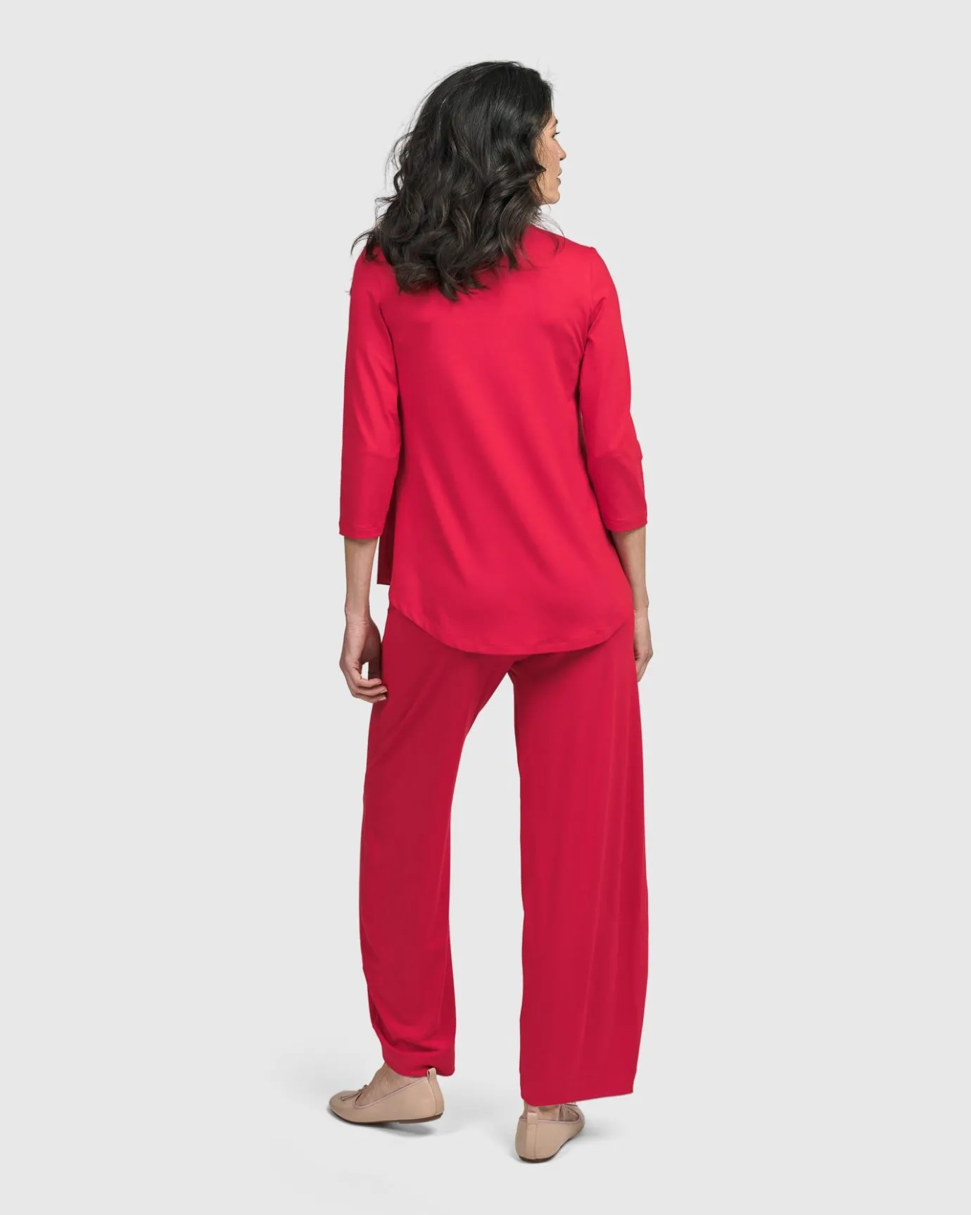 Women Alembika Pants & Skirts<Essential Flow Pants, Red Rose