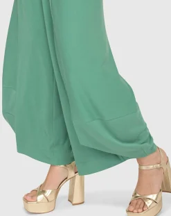 Women Alembika Plus<Essential Go-To Cupro Punto Pants, Seafoam