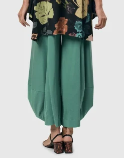 Women Alembika Pants & Skirts<Essential Go-To Cupro Punto Pants, Seafoam