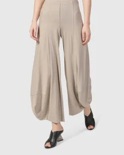 Women Alembika Plus<Essential Go-To Punto Pants, Ecru