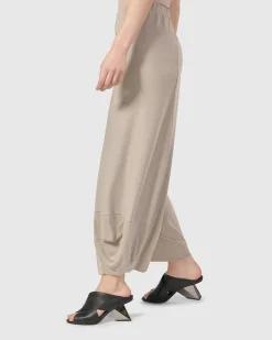 Women Alembika Plus<Essential Go-To Punto Pants, Ecru