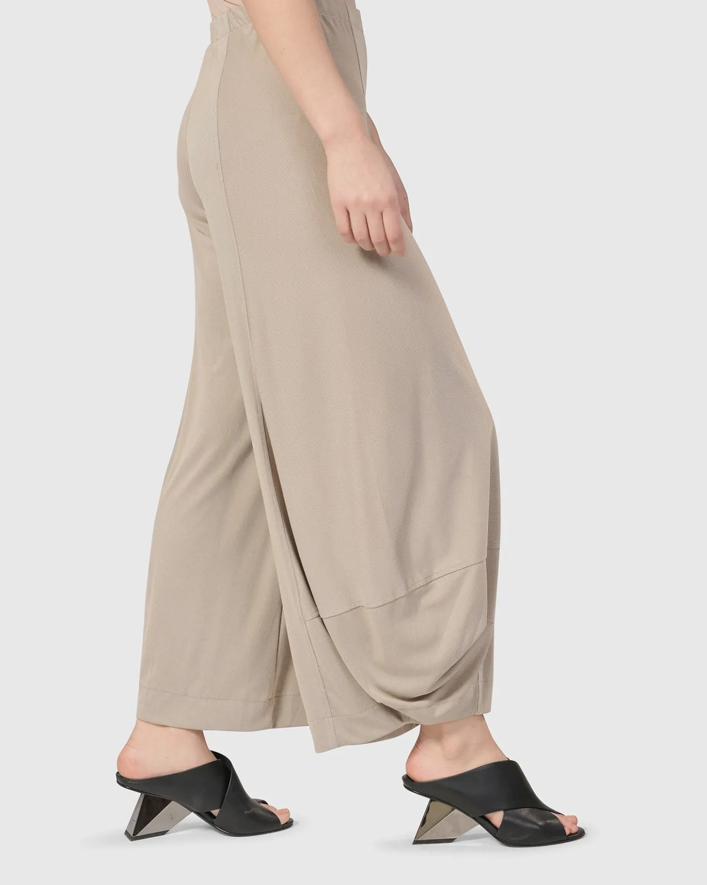 Women Alembika Plus<Essential Go-To Punto Pants, Ecru