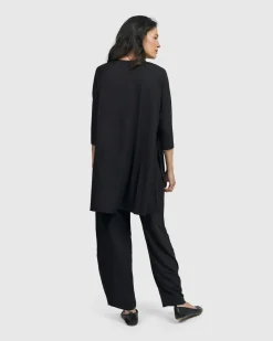 Women Alembika Plus<Essential Hi-Lo Top, Black