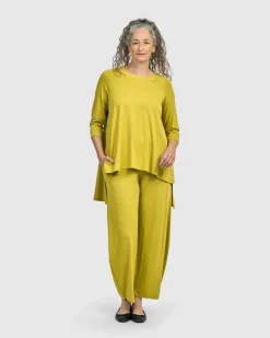 Women Alembika Tops & Tunics<Essential Hi-Lo Top, Lime
