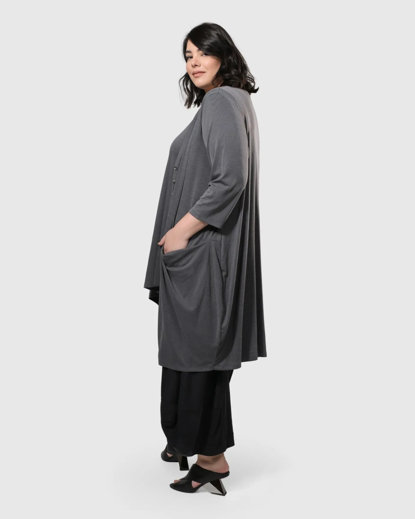 Women Alembika Tops & Tunics<Essential Joy Sleeveless Tunic Top, Grey