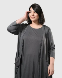 Women Alembika Tops & Tunics<Essential Joy Sleeveless Tunic Top, Grey