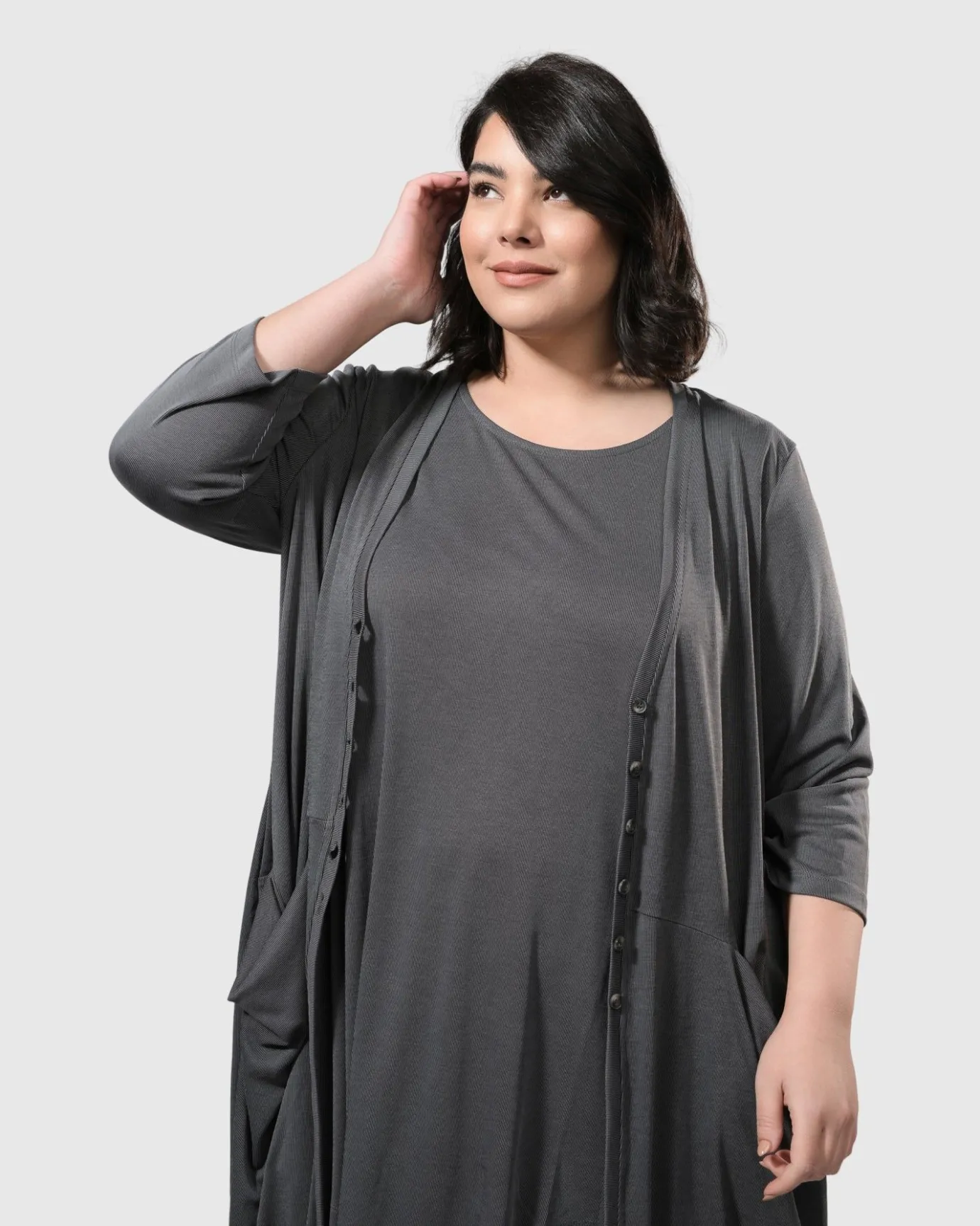 Women Alembika Tops & Tunics<Essential Joy Sleeveless Tunic Top, Grey